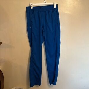 Wonder Wink brand straight leg scrub bottoms. Galaxy blue. Size Medium.